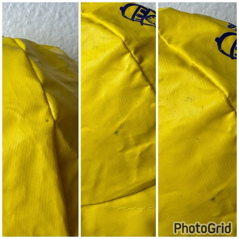 Vintage Yellow Sou'wester Rain Hat NASPL 99 Halifax Nova Scotia Fisherman Cap
